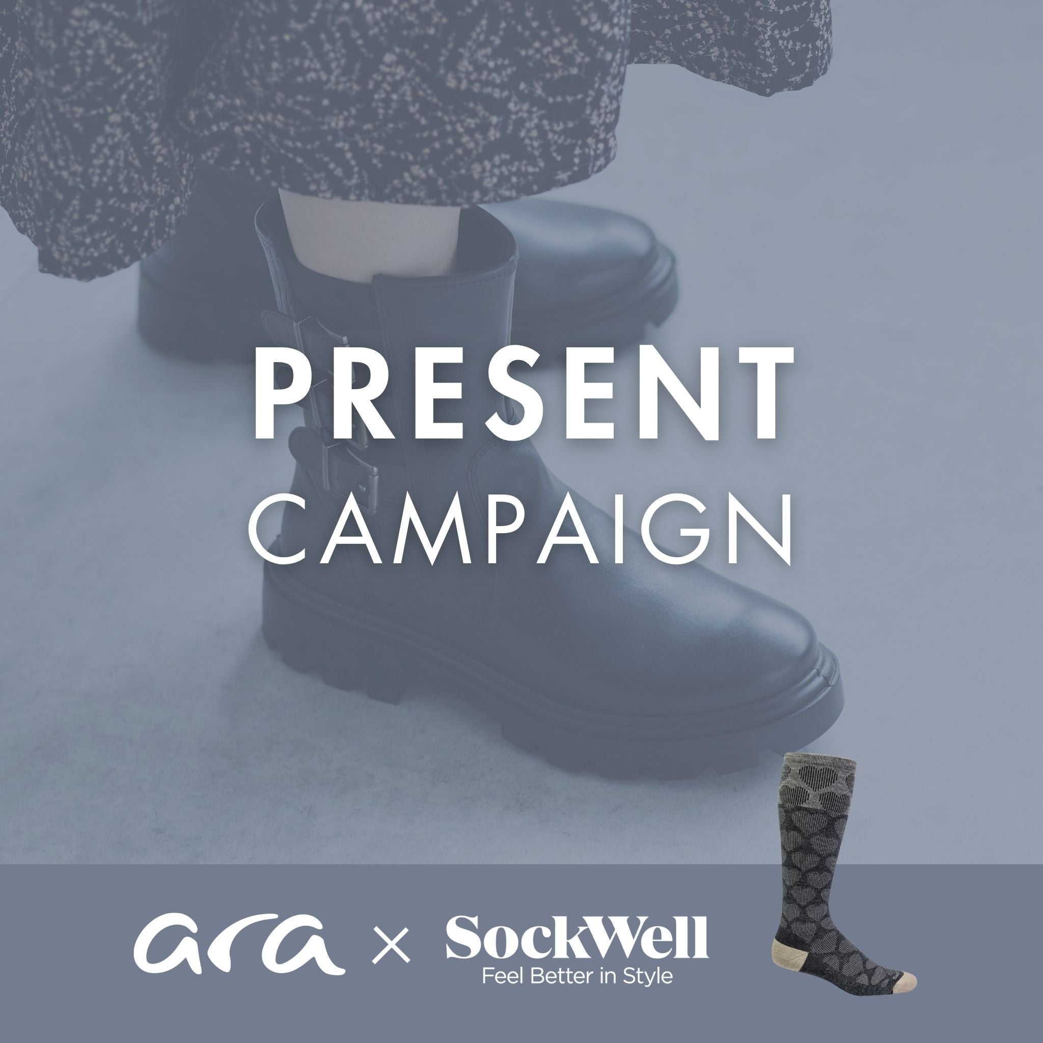 「秋の快適な足元は、araから。お客様限定のスペシャルギフト。」