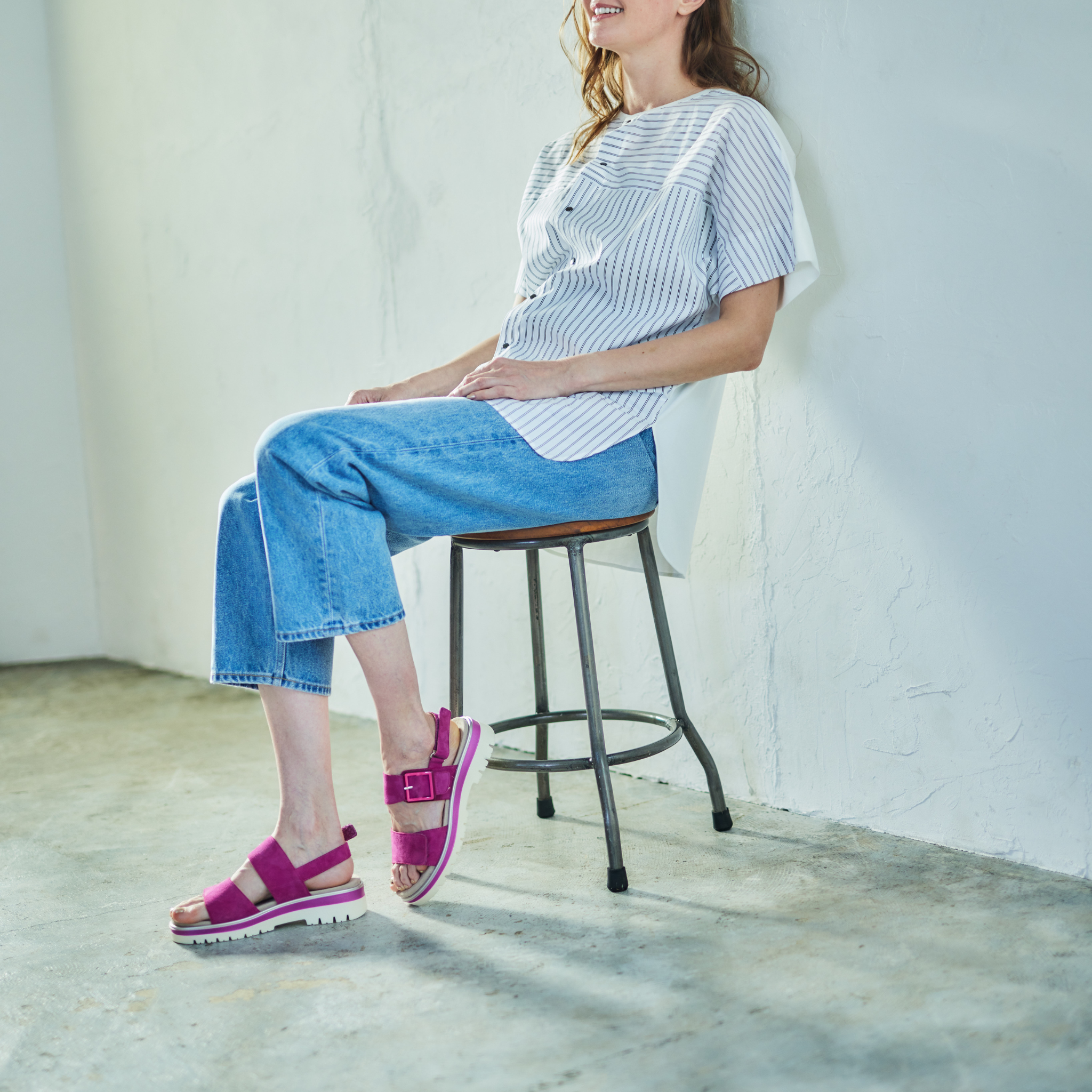 MALAGA サンダル ピンク