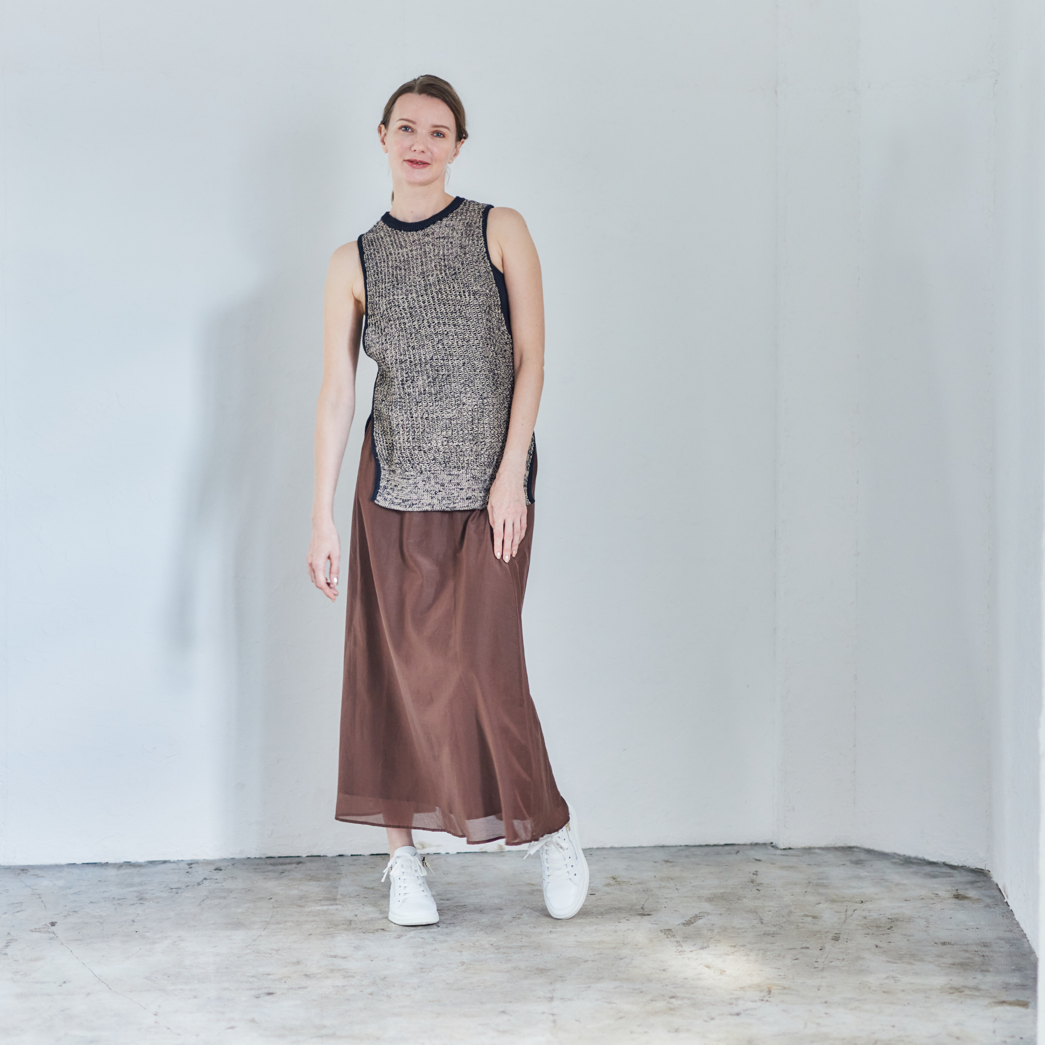 ROMA ハイカットスニーカー 白スニーカー