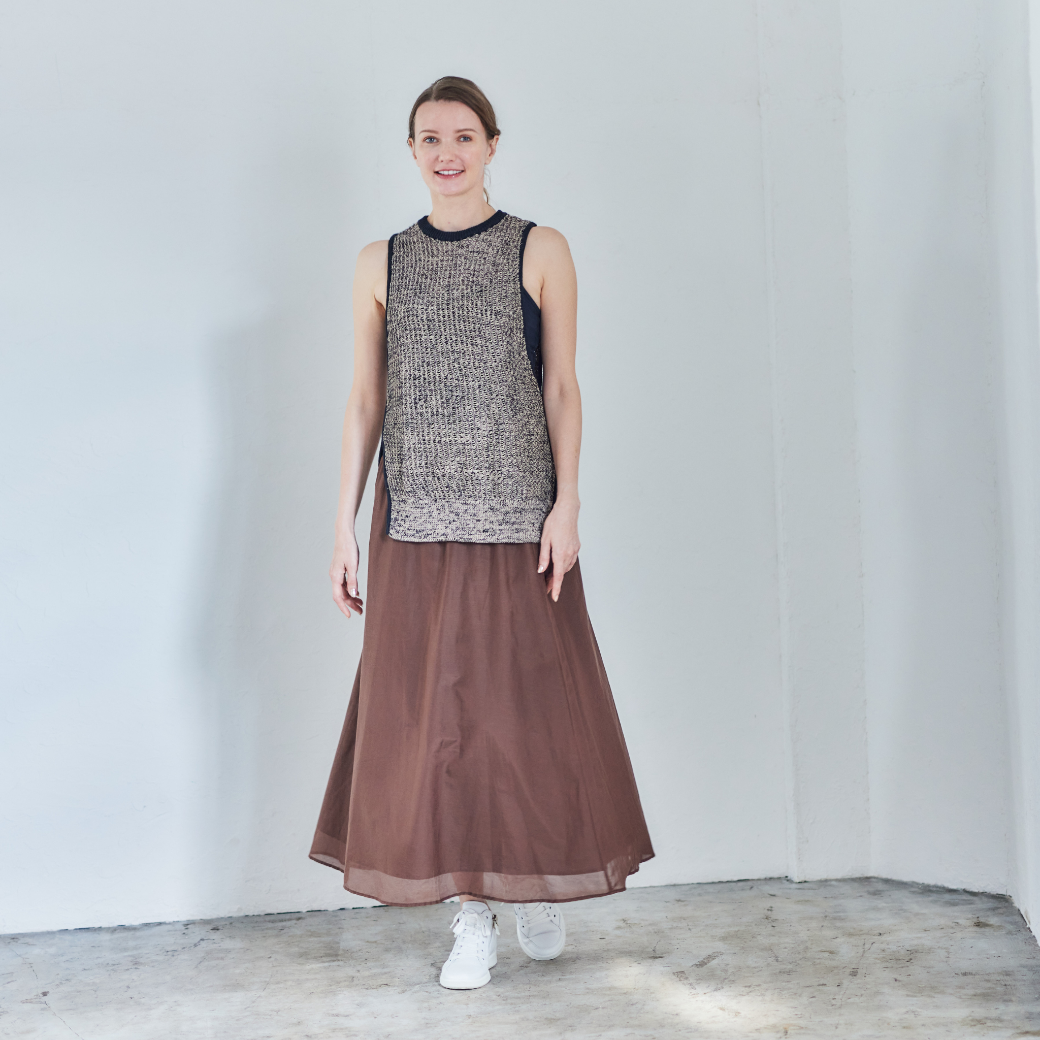 ROMA ハイカットスニーカー 白スニーカー