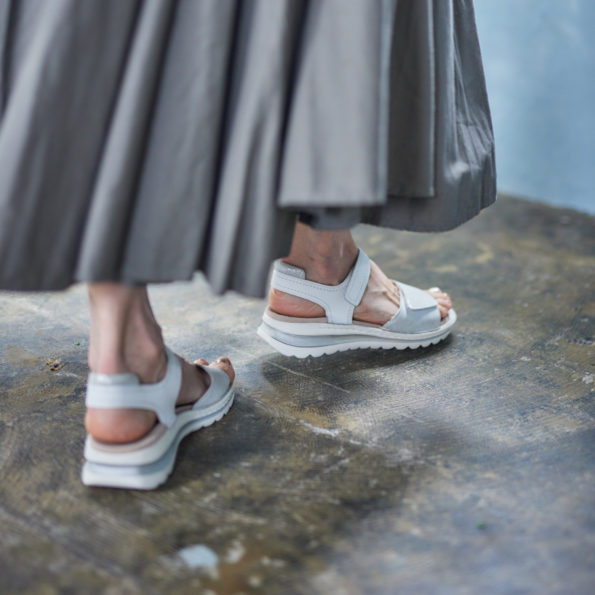 サンダル TAMPA シルバー