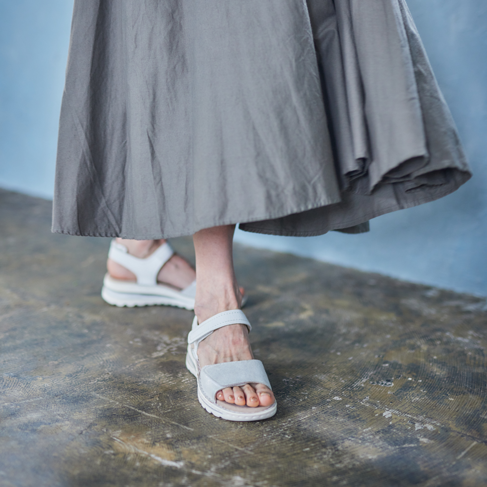 サンダル TAMPA シルバー