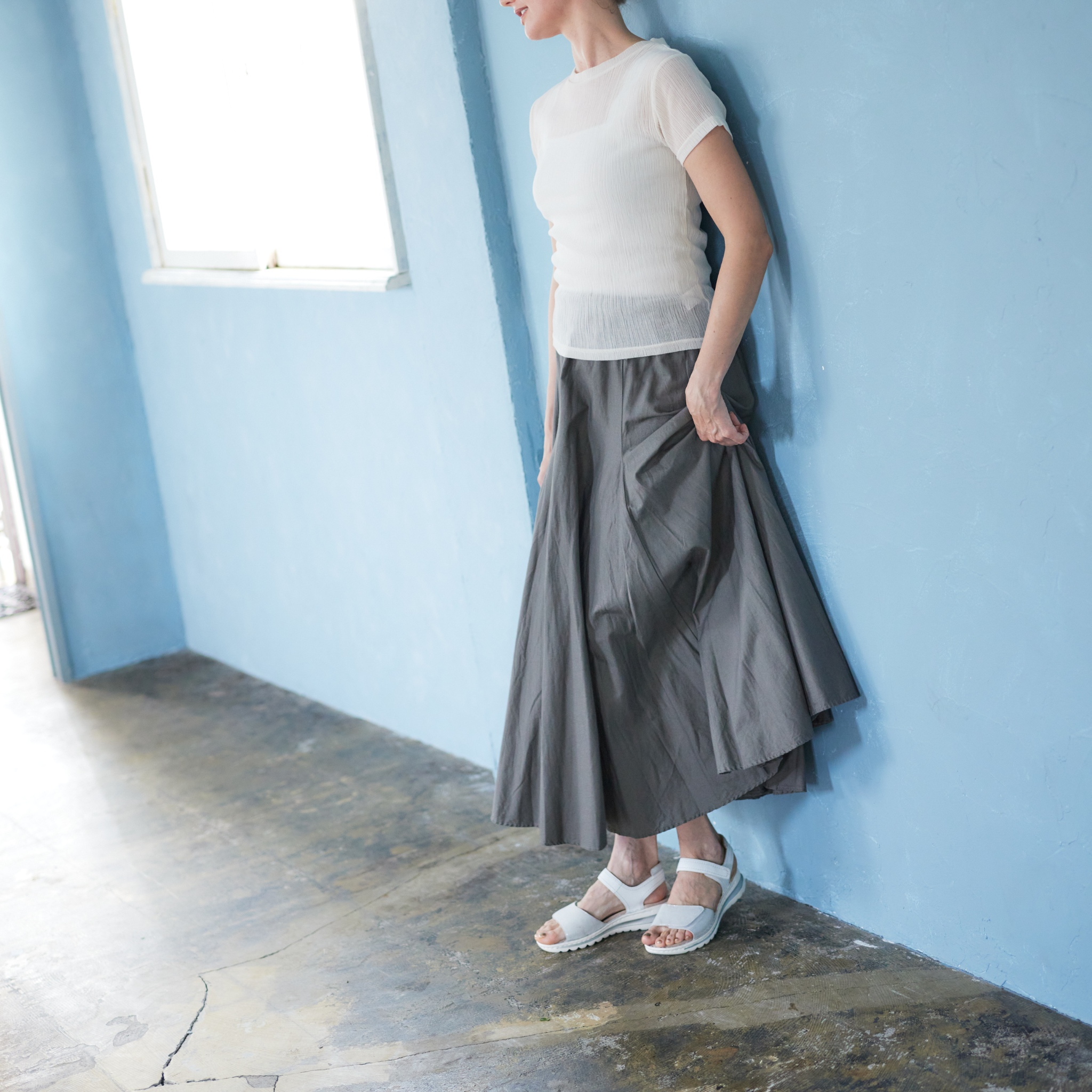 サンダル TAMPA シルバー